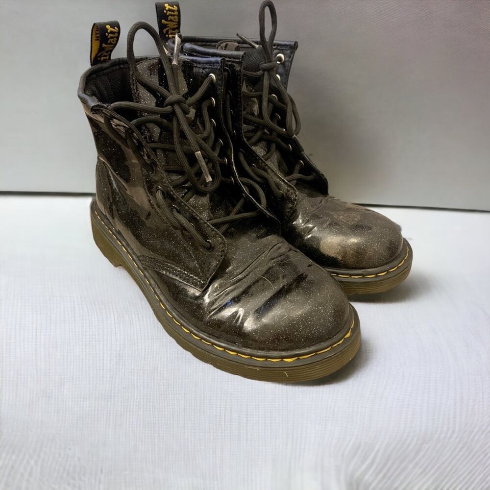 Doc Martens JUNIOR 1460 GLITTER LACE UP BOOTS 4